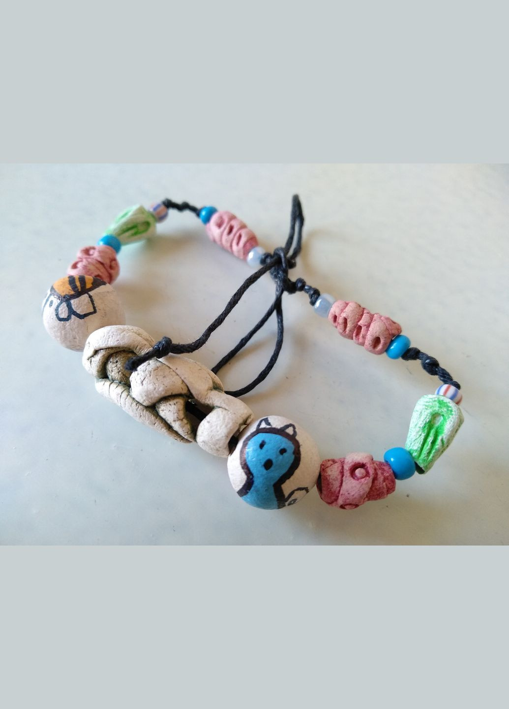 Керамический браслет ручной работы №5 Коти&Ангели (302450867)