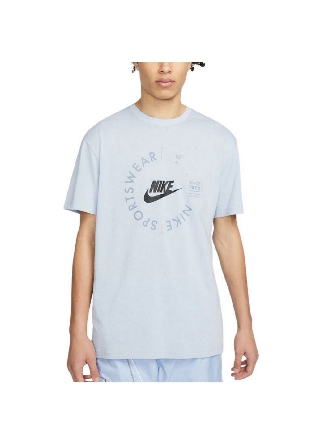 Голубая футболка m nsw spu ss tee fj5255-412 Nike