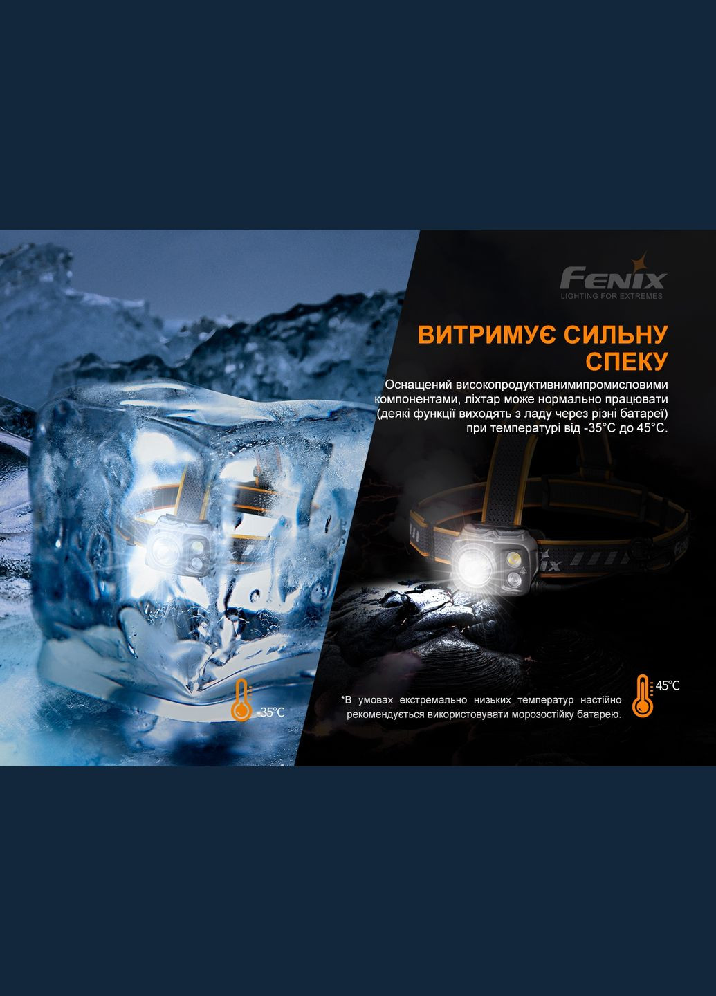 Ліхтар налобний HP25R V2.0 Fenix (353503333)