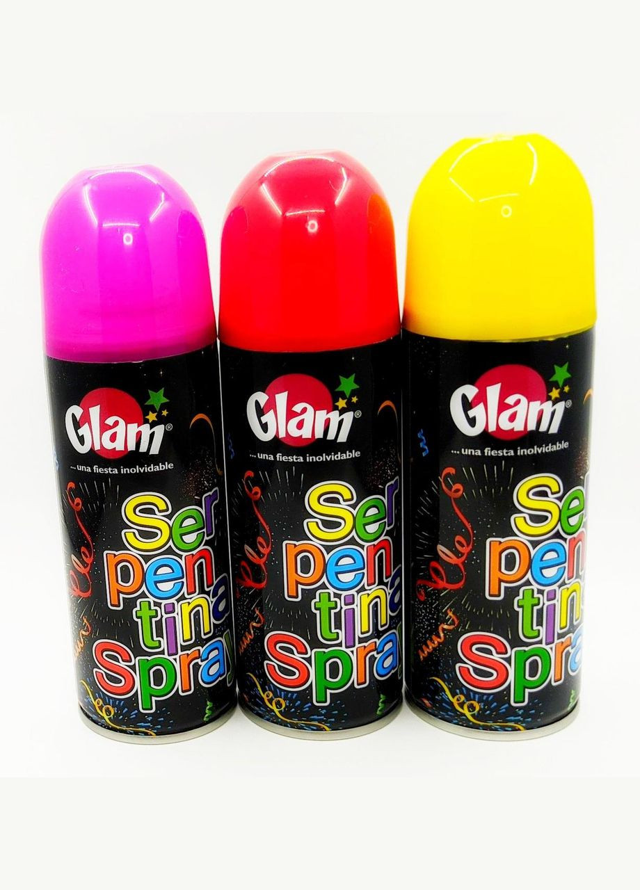 Серпантин кольоровий в балоні 250 мл No Brand (302314200)