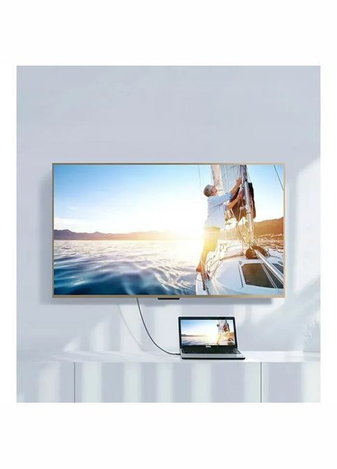 Кабель hd101 HDMI 1.4 4K@30Hz Round Cable 15 метрів чорно-жовтий (UGR-11106) Ugreen (341485640)