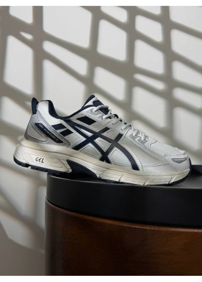 ASICS White Navy No Brand Gel-Venture 6 белые (386888055)