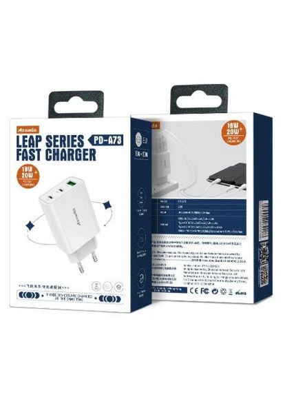 Зарядний пристрій (PD-A73-WH) Proda PD-A73 3 in 1 20W (369883757)