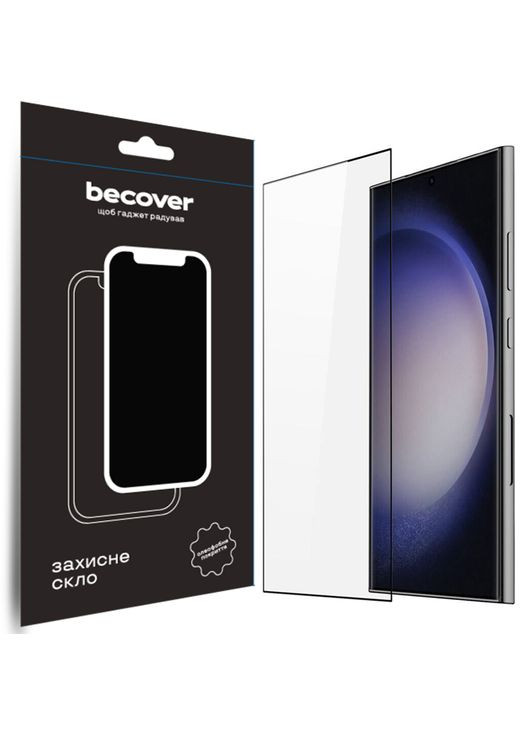 Захисне скло для Samsung Galaxy S24 Ultra SM-S928 Black (711318) BeCover (351559858)