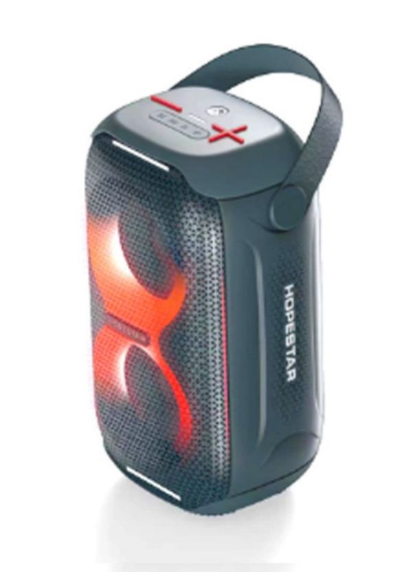 Музична колонка бездротова з підсвічуванням чорний (2390000011) Hopestar Party 200 Mini (340912470)