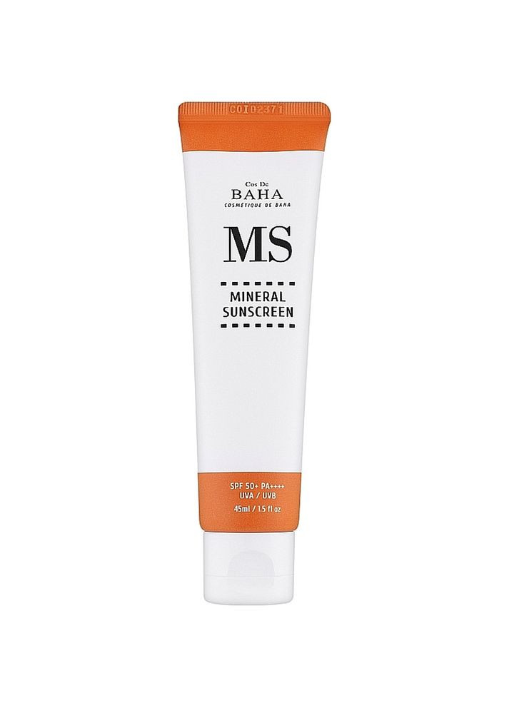 Минеральный солнцезащитный крем Mineral Sunscreen (Ms) 45 мл (8809240319123) Cos De Baha (349754815)