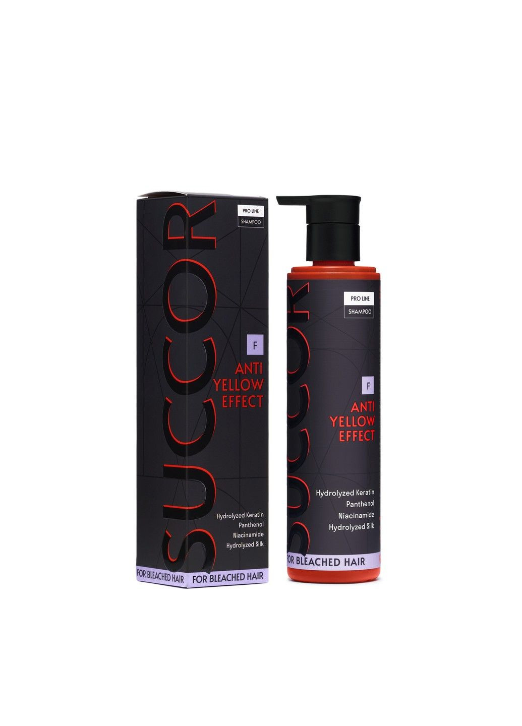 Шампунь от желтизны для осветленных волос Anti Yellow Effect Shampoo 250 мл SUCCOR (329422826)