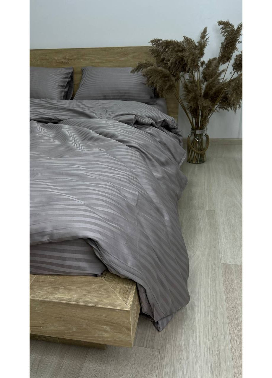 Комплект постельного белья полуторный No Brand страйп (370864779)