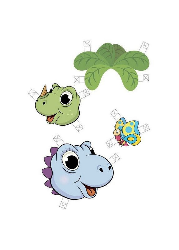 Дитячий набір творчості Об'ємні аплікації "Диносвіт" 1505001 Ranok Creative (316519138)