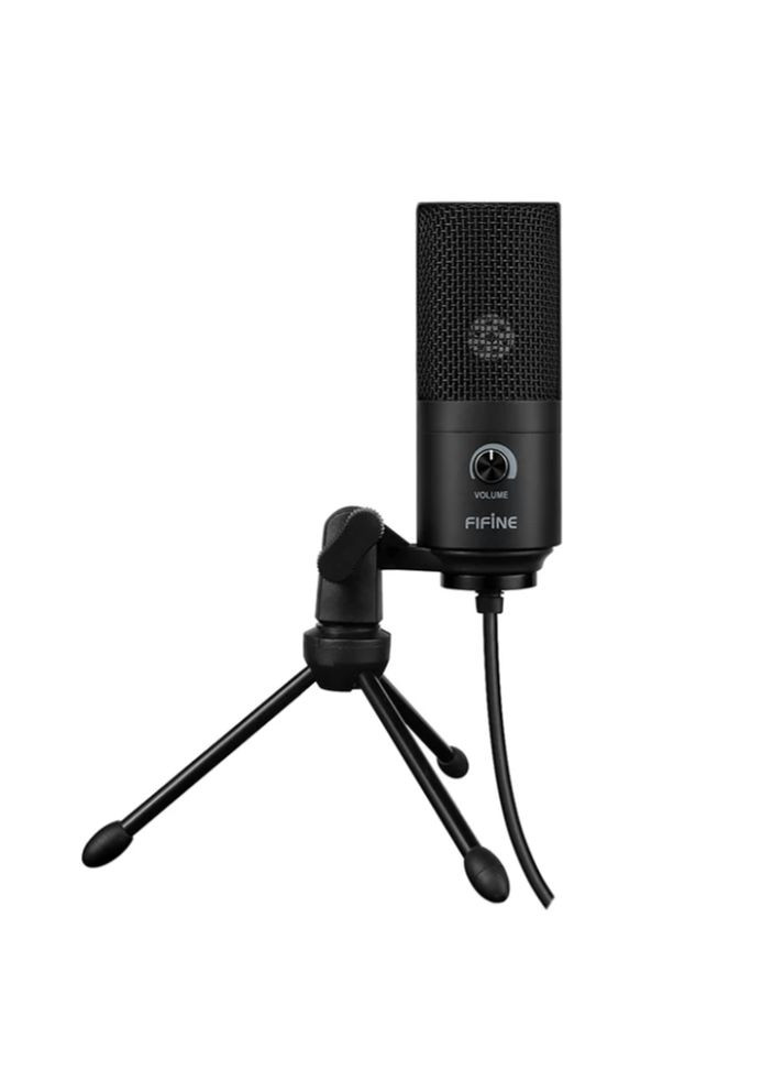 Микрофон конденсаторный K669B студийный, с регулятором громкости Fifine (300370054)