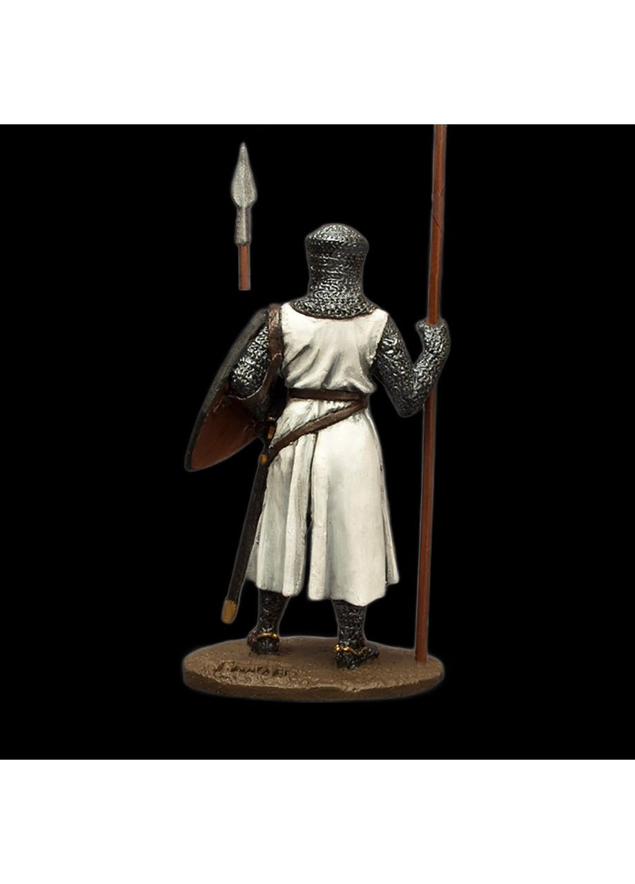 Статуэтка крашеная Тамплиер 6,5 см из металла и олова, коллекционная, антиквариат, подарок коллекционеру Artfactory (361860346)