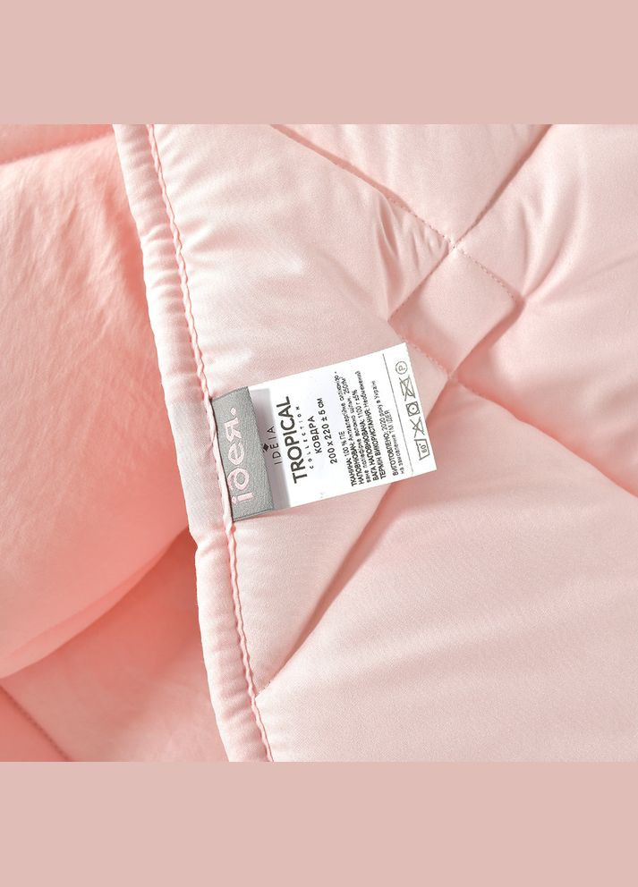 Набір полуторний Tropical ковдра 140х210 см + подушка 50х70 см антиалергенний пудра IDEIA (321990699)