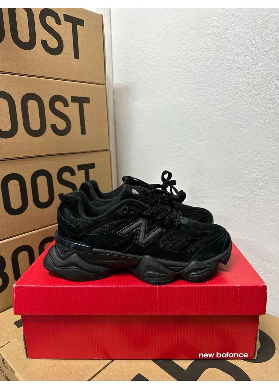 Чорні всесезонні кросівки 9060 full black New Balance