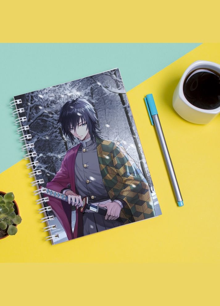 Скетчбук (Sketchbook) з принтом "Demon Slayer-Клинок, що розтинає демонів 1" Кавун блокнот для малювання (316133932)