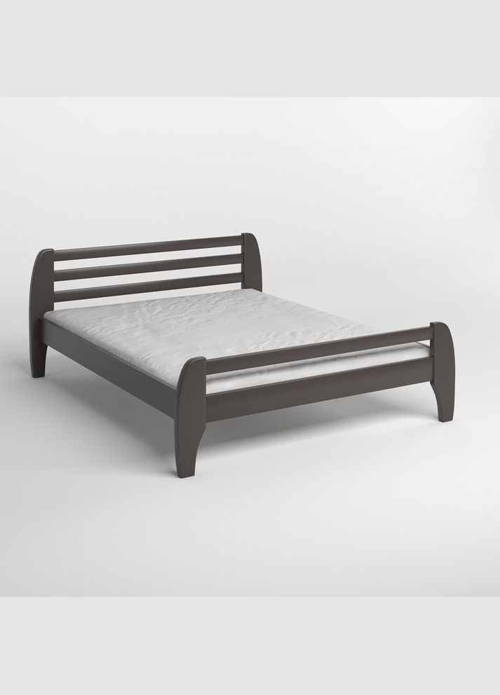 Односпальная деревянная кровать Милан (RAL9011) 80х200 см (MBG-6368) Mebigrand (366087666)