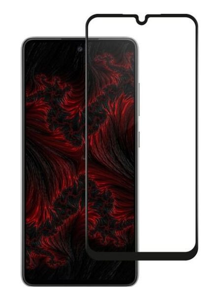 Загартоване захисне скло на Samsung Galaxy A25 / Чорна рамка X-level (335257942)