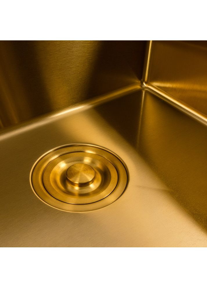 Кухонный комплект: Handmade 50x50 PVD Gold + JW449 PVD Gold Valeso (353747100)