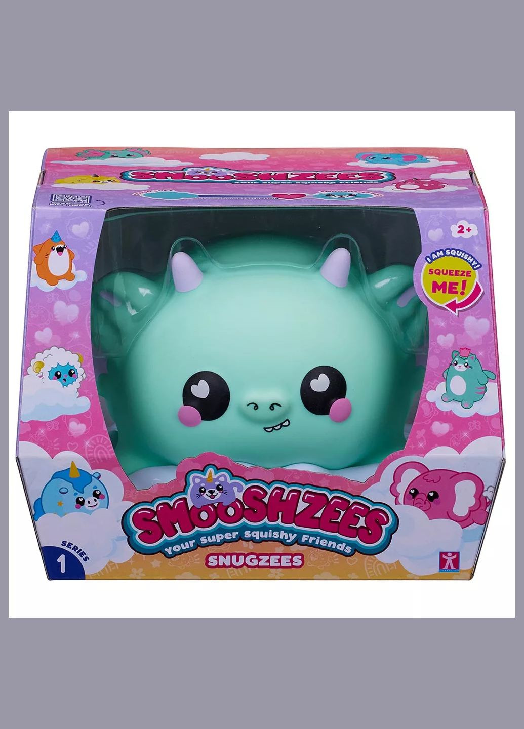 Іграшка-антистрес Snugzees Дракон Джейд (08235) Smooshzees (326806216)