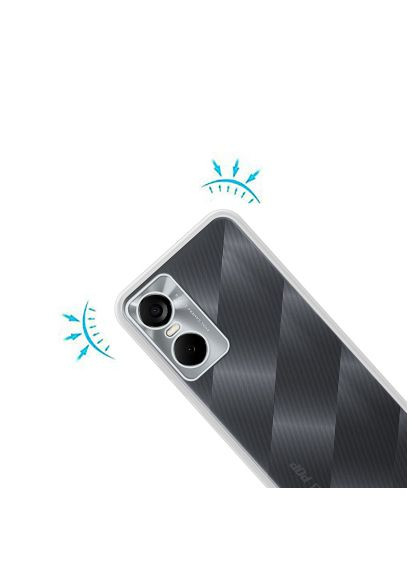 Чехол для мобильного телефона (708666) BeCover Tecno Pop 6 Pro (BE8) Transparancy (366071954)