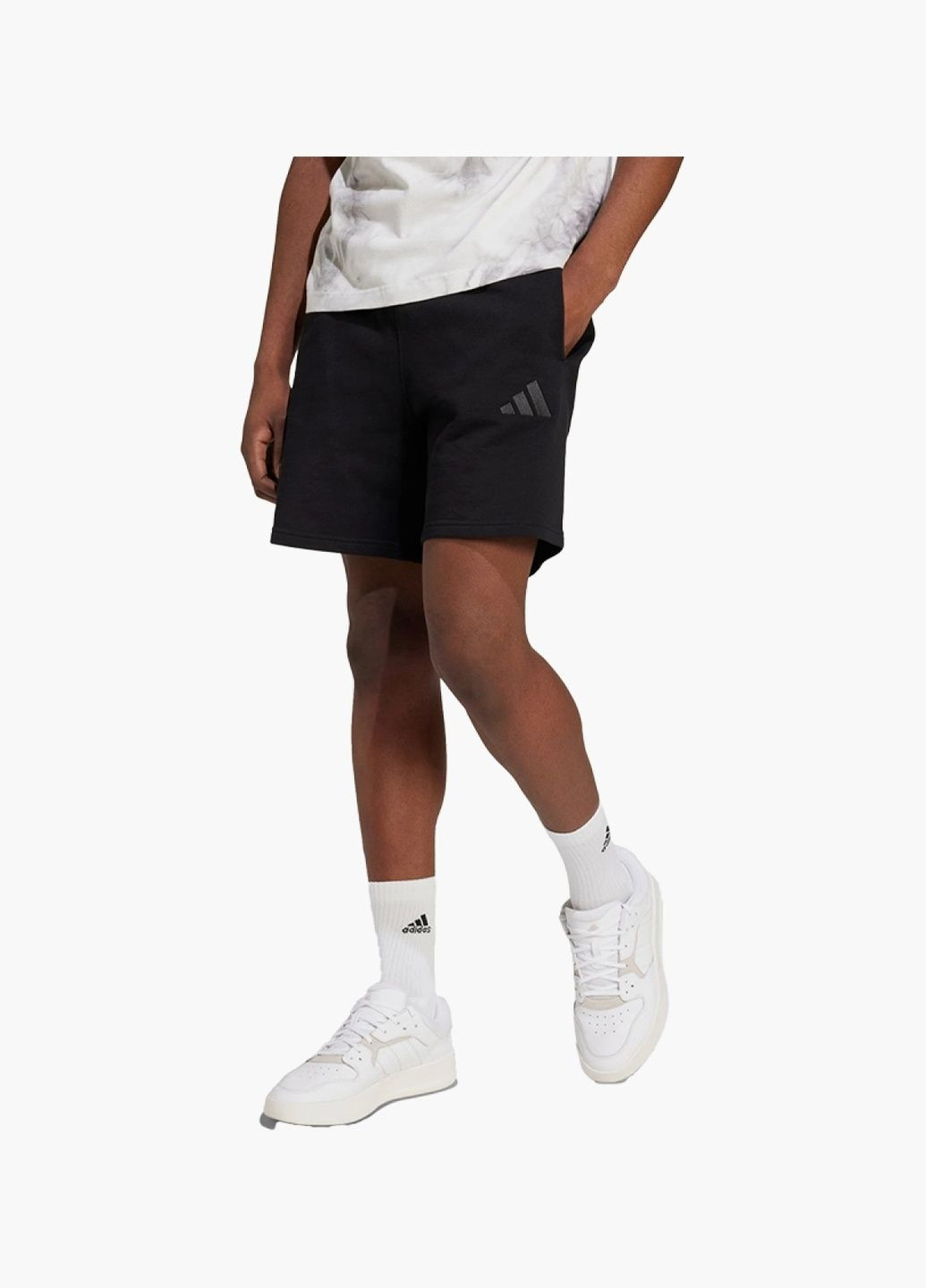 Мужские шорты All Szn French Terry Black IX1247 adidas (332609599)