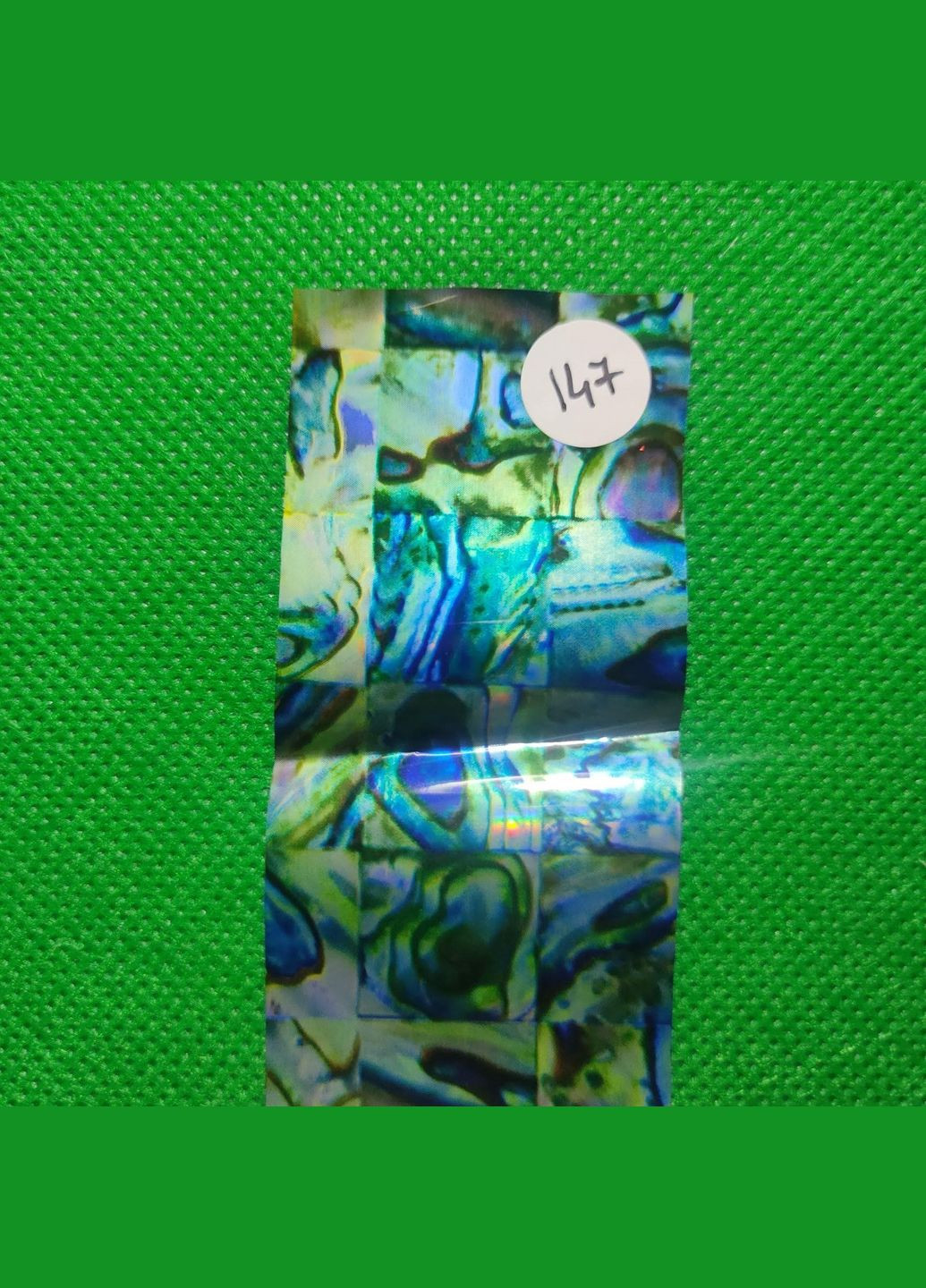 Перебивная фольга для ногтей слюда 20*4 см №147 No Brand Перебивна фольга (325489354)