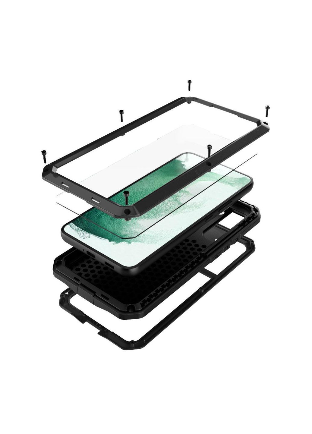 Протиударний чохол Doom Armor для смартфона Samsung Galaxy S25 (SM-S931) - Black Primo (368783960)