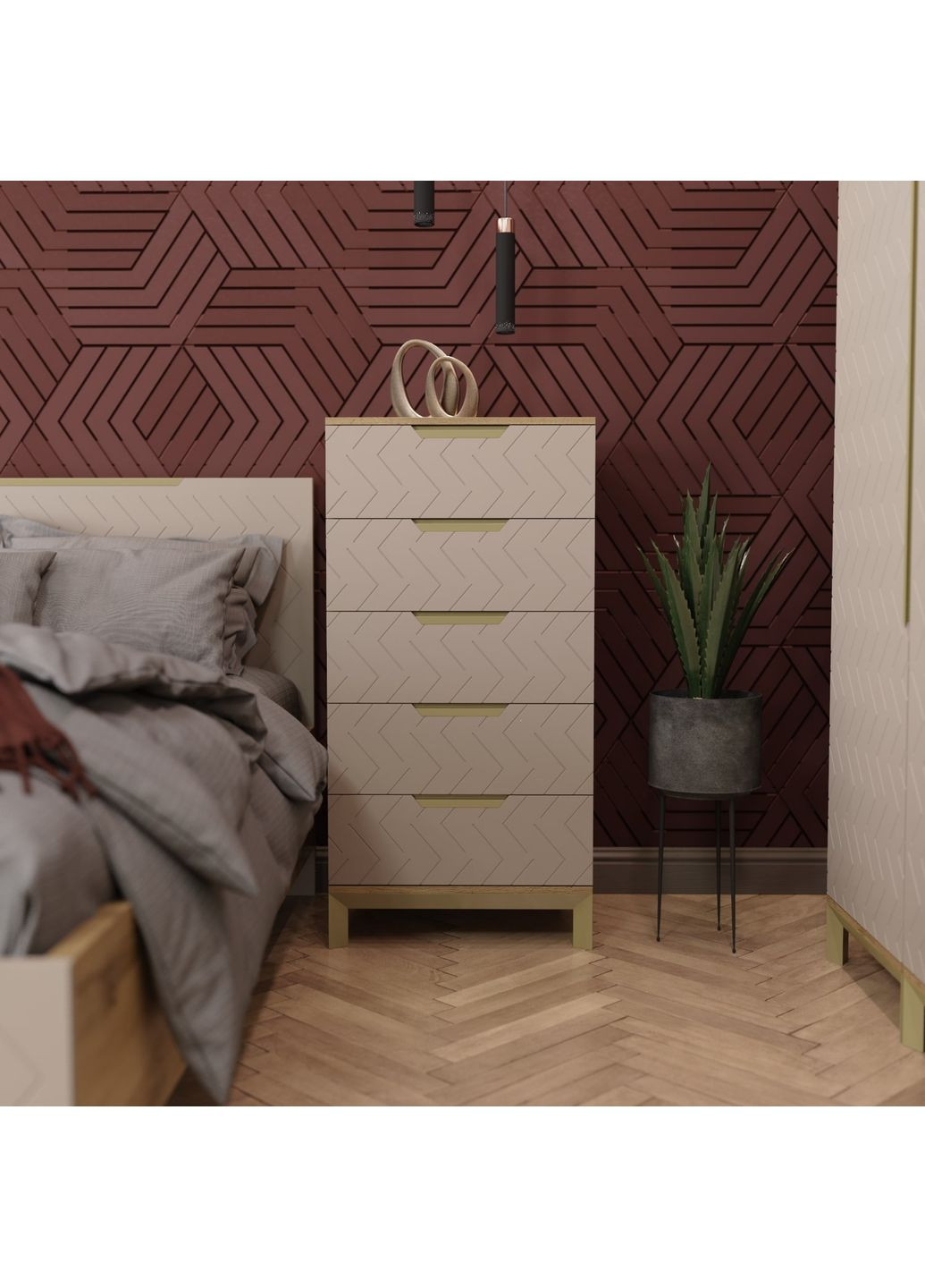 Комод 1200 Swan 600x1200x500 Каталонский жёлтый (105050105) Art In Head (337309108)