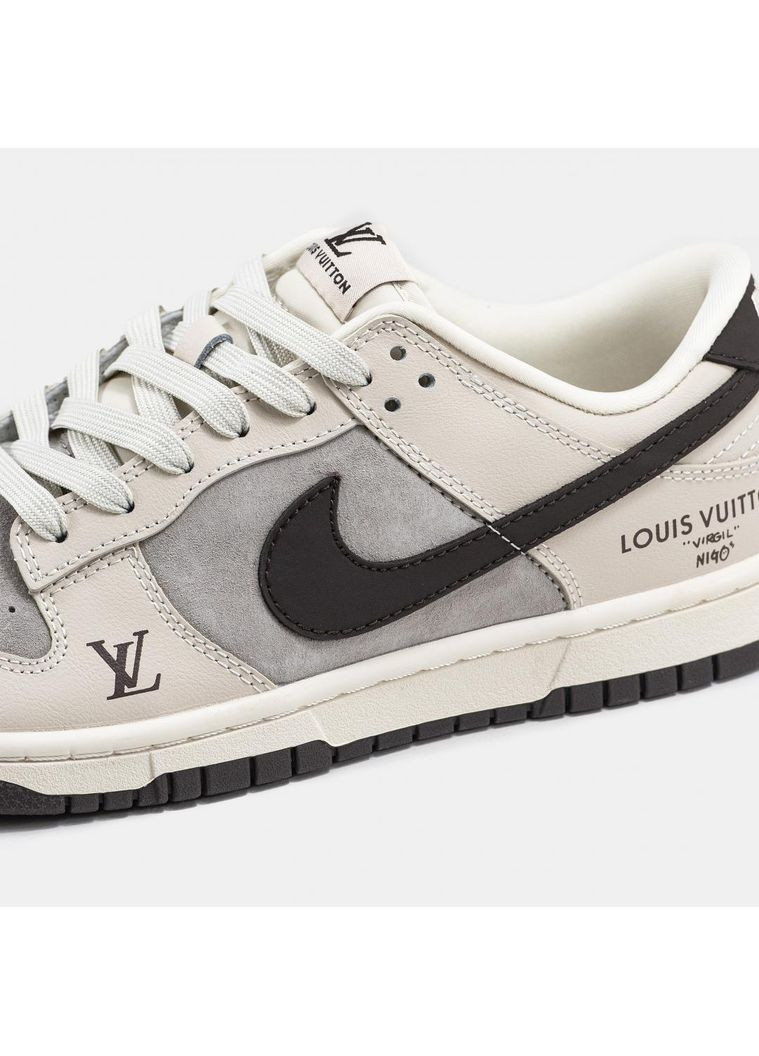 КРОСІВКИ ЖІНОЧІ NIKE SB DUNK LOW X LOUIS VUITTON НАЙК СБ ДАНК No Brand білі демісезони (369387834)