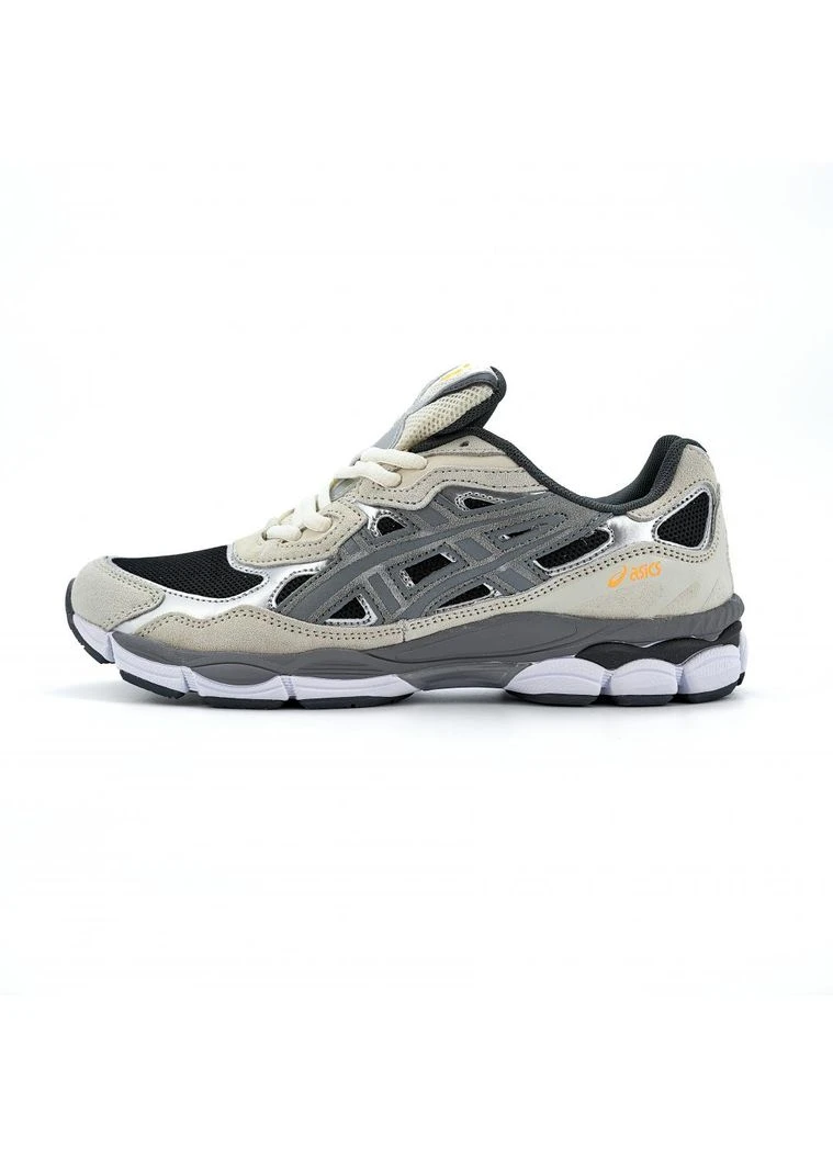 Черные демисезонные кроссовки мужские asics gel-nyc beige black асикс гель нюк черные No Brand