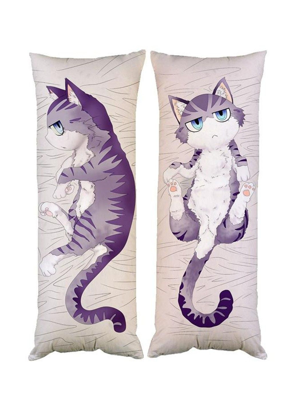 Подушка дакимакура кот аниме декоративная ростовая подушка для обнимания двусторонняя No Brand (329432662)