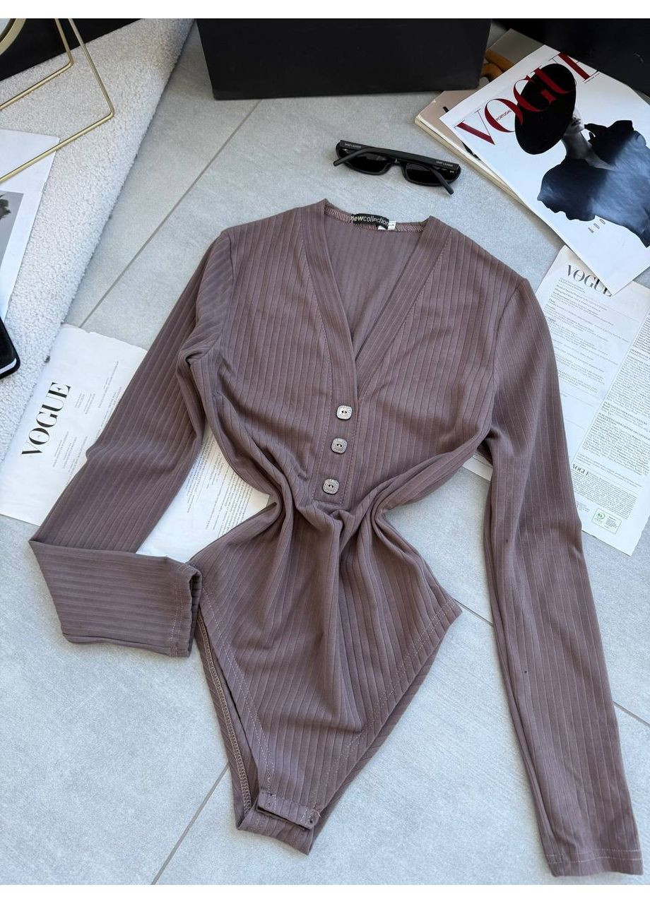 Жіноче боді в рубчик FINO Mode (366339839)