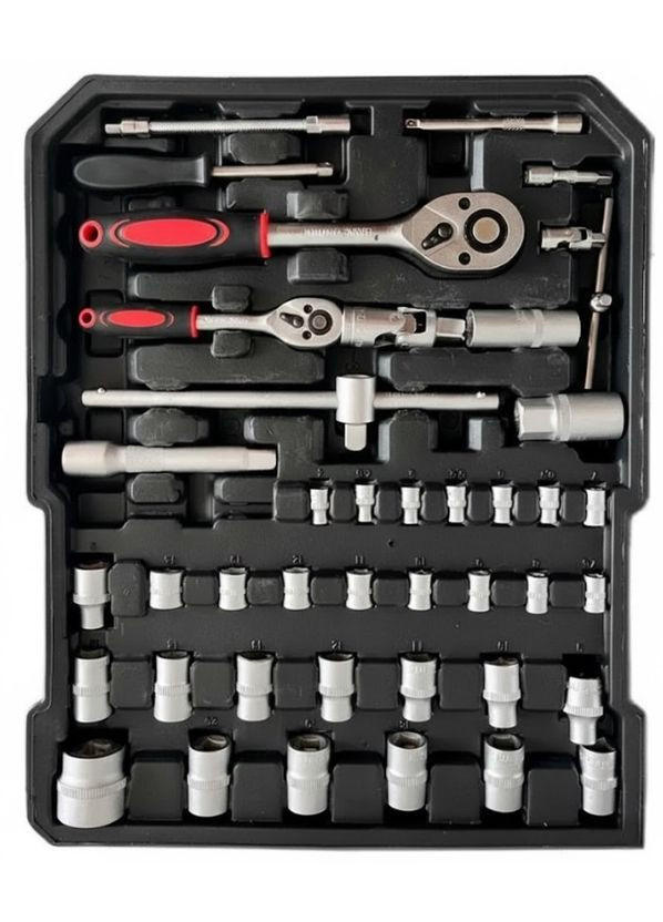 Професійний набір ручних інструментів Krafftec у валізі 499 предметів для дому та автомобіля (2104618858) No Brand (370606360)