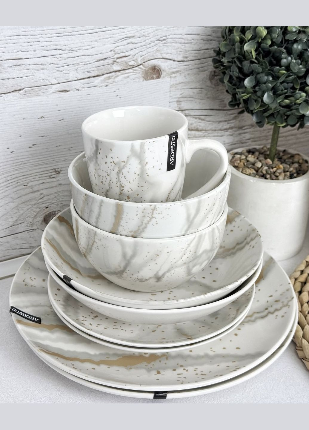 Набір посуду 28 пр Sparkle AR0024S Ardesto (364982291)