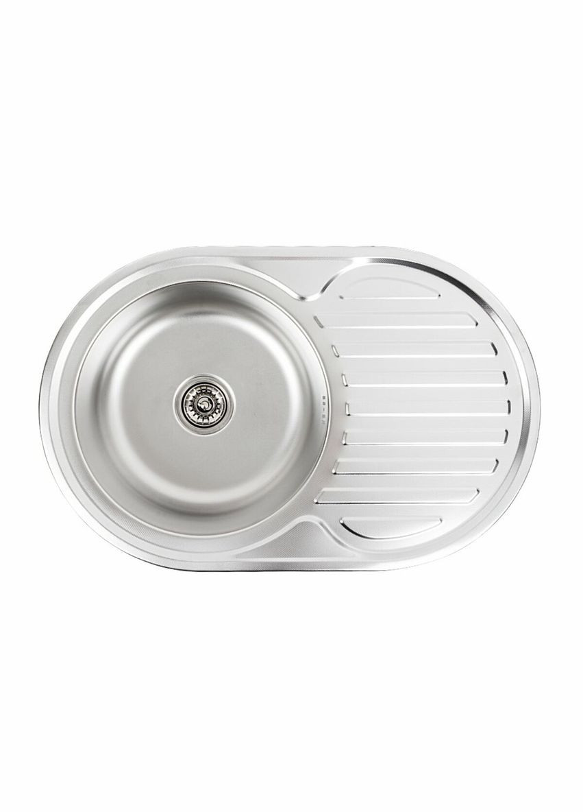 Кухонная мойка из нержавеющей стали ДЕКОР 7750 (0,8/180 мм) Valeso (336936331)