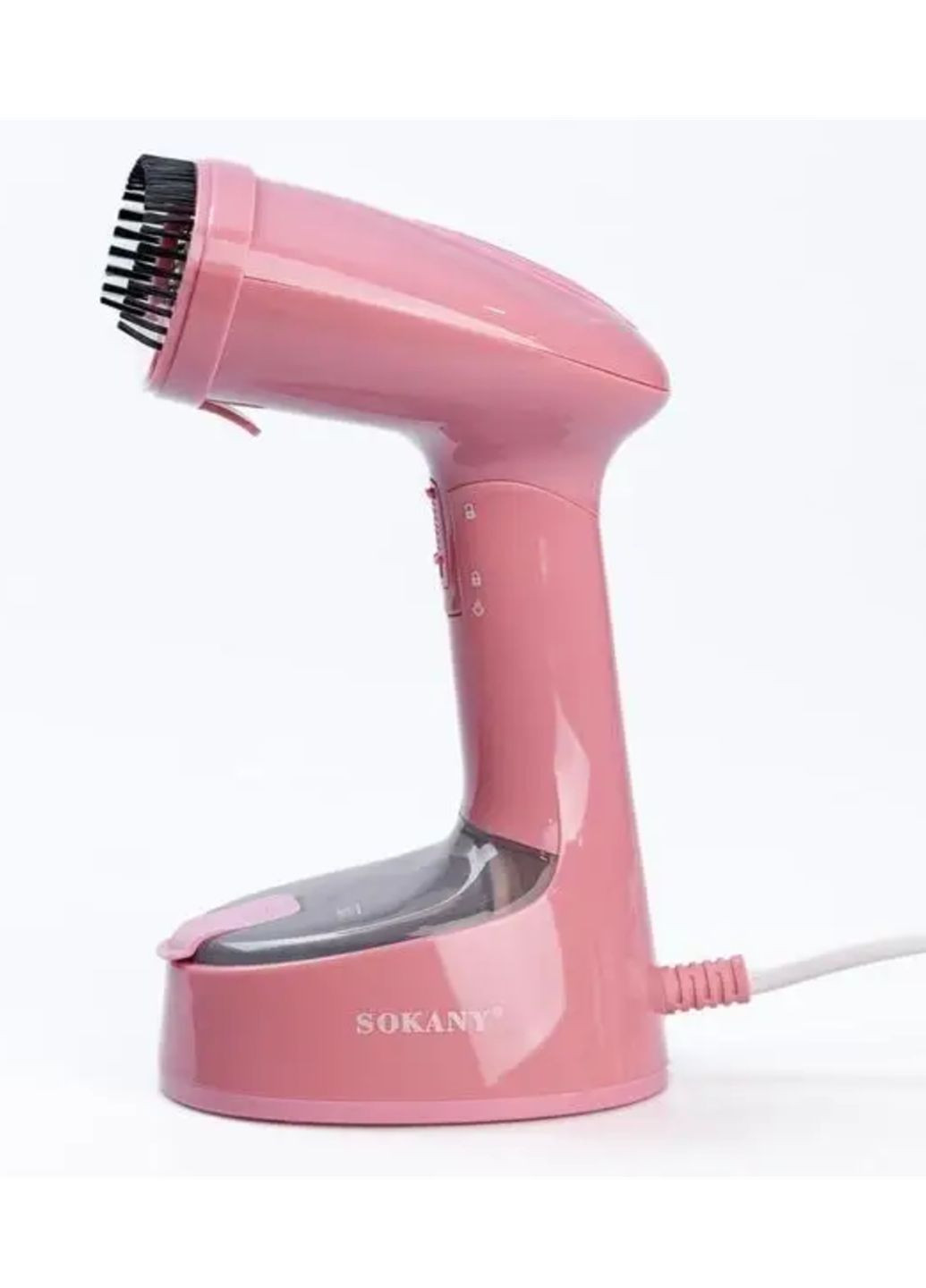 Отпариватель ручной вертикальный SK-3065 парогенератор для одежды и штор от сети 1500 Вт Розовый Sokany (316305399)