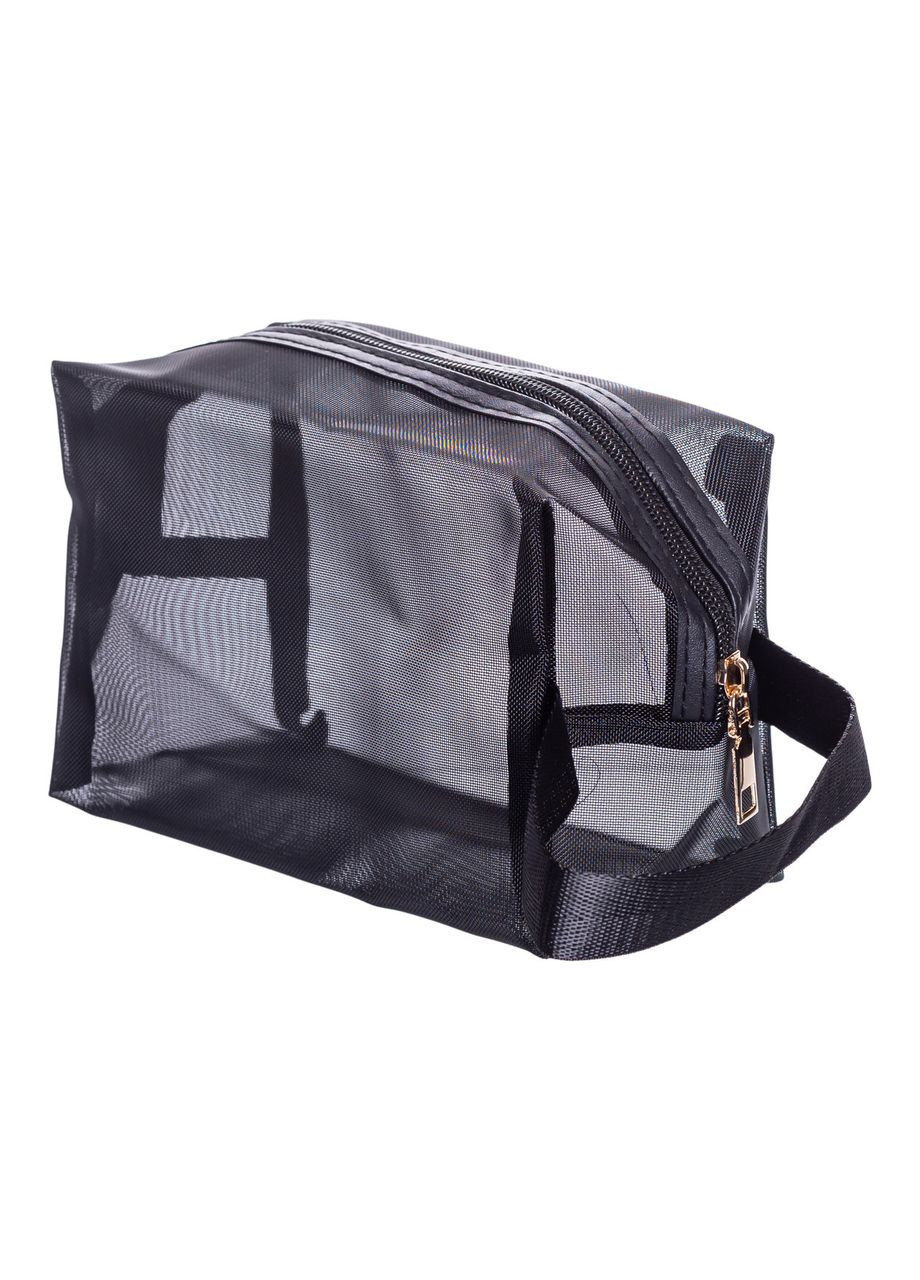 Набір прозорих жіночих косметичок для дому 3 (шт) Чорний HP-16-5K Yiwu (370800588)