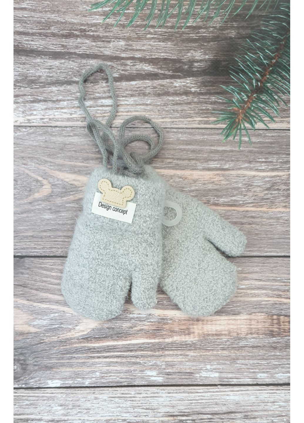 Подвійні варежки тедді для хлопчиків No Brand (364957908)