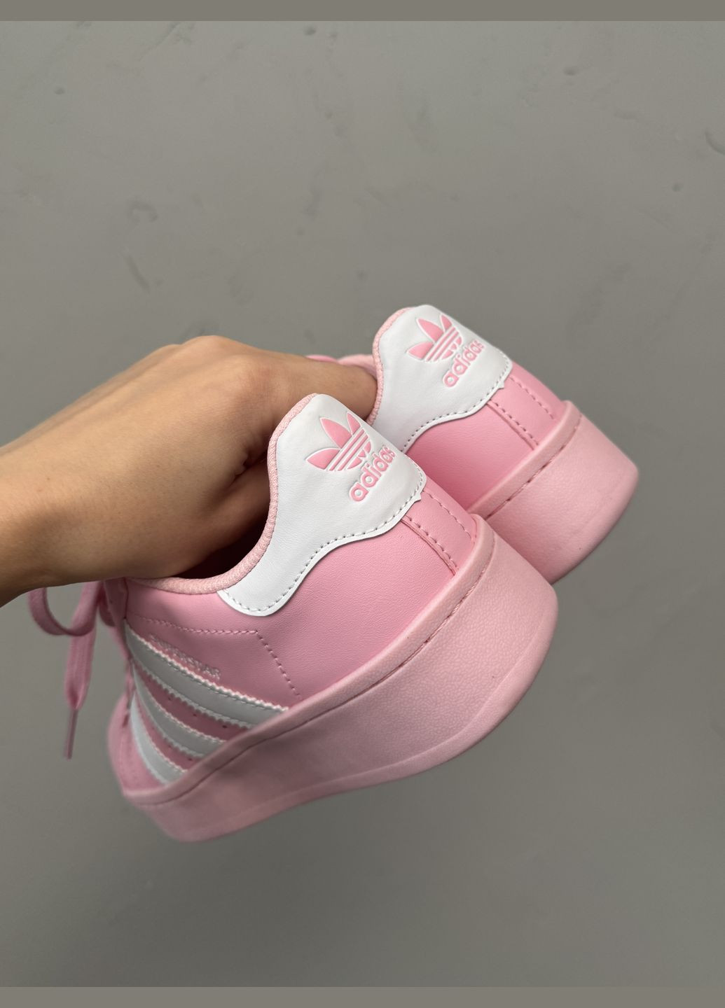 Кроссовки женские Adidas Superstar XLG pink | Адидас Суперстар розовые No Brand розовые демисезоны (316091154)
