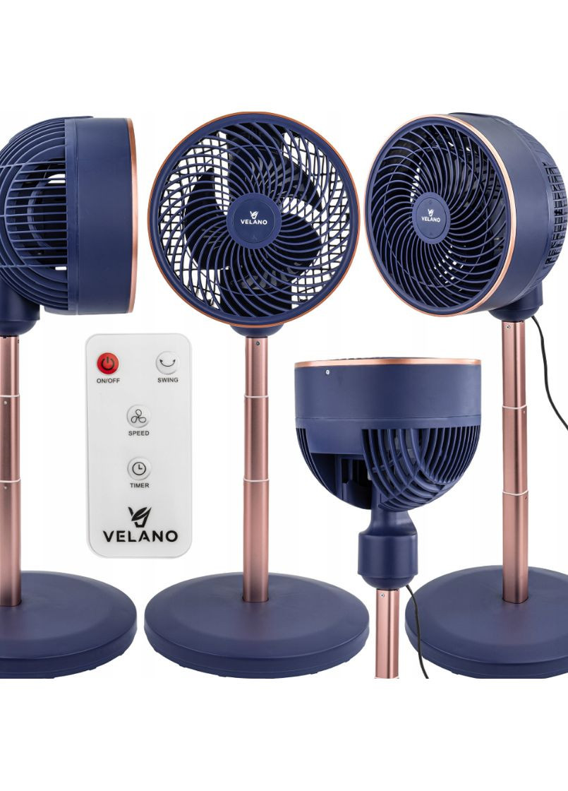 Вентилятор підлоговий 50Вт Velano (Польща) No Brand (360920508)