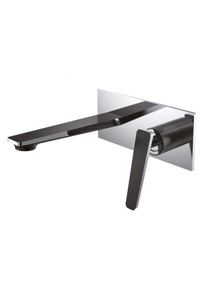 Змішувач для умивальника F1057-22, чорний/хром Frap (373267047)