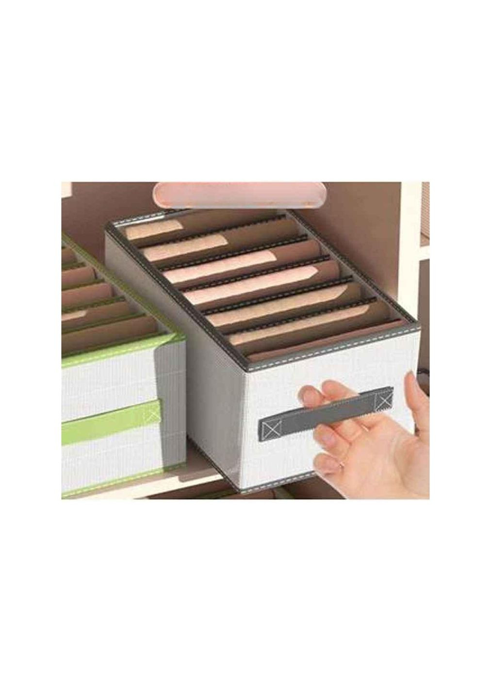 Коробка-органайзер для зберігання білизни 7від 32*12*12см 3212127J-VINYL ТМ Stenson (307084980)