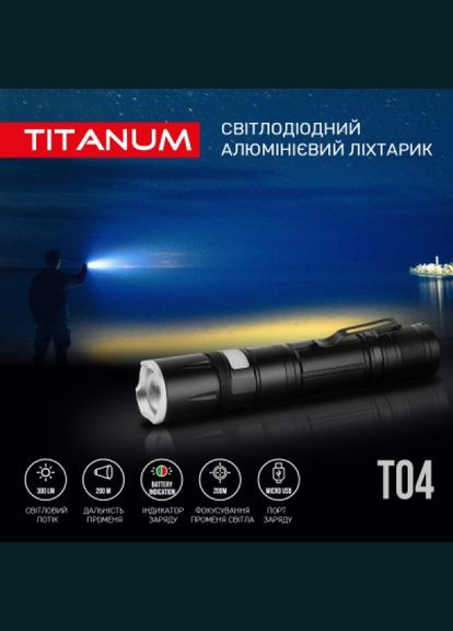 Ліхтарик Titanum 300lm 6500k (268139408)
