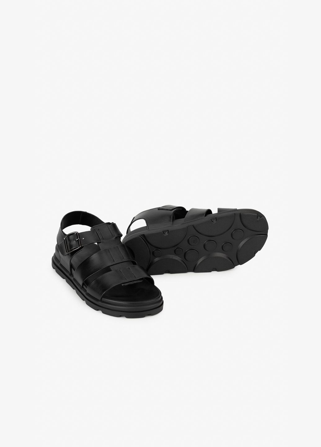 Черные босоножки женские lu93/1 черный shop (2000999169649) Stepln