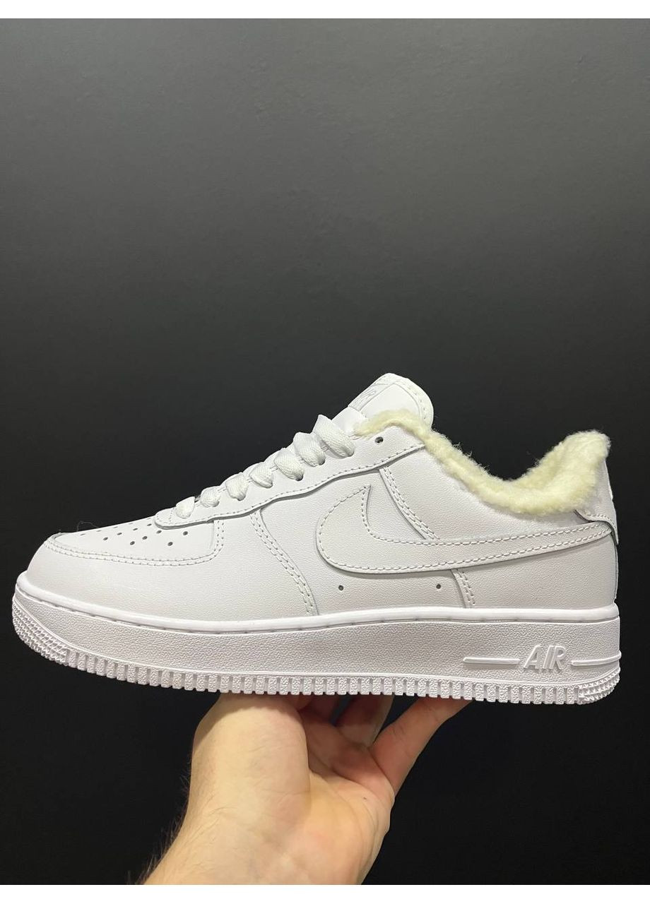 КРОСІВКИ ЖІНОЧІ NIKE AIR FORCE 1 07 WHITE WINTER PREMIUM FUR НАЙК АІР ФОРС 1 ПРЕМІУМ No Brand білі демісезони (367173034)