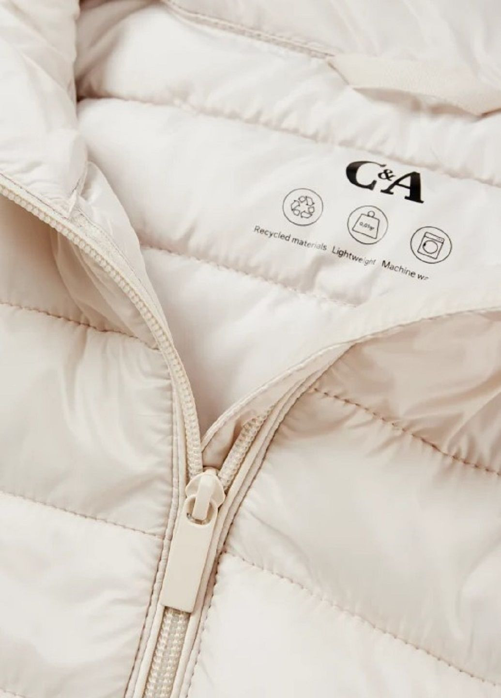 Кремовое демисезонное Пальто C&A