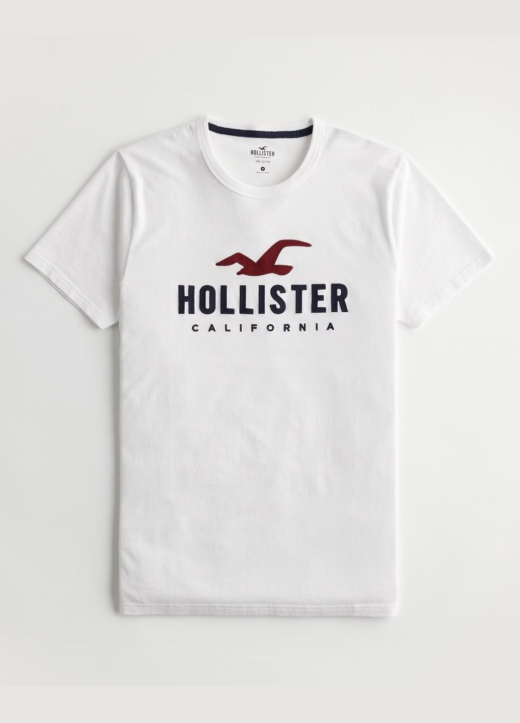 Біла футболка hc9645m Hollister