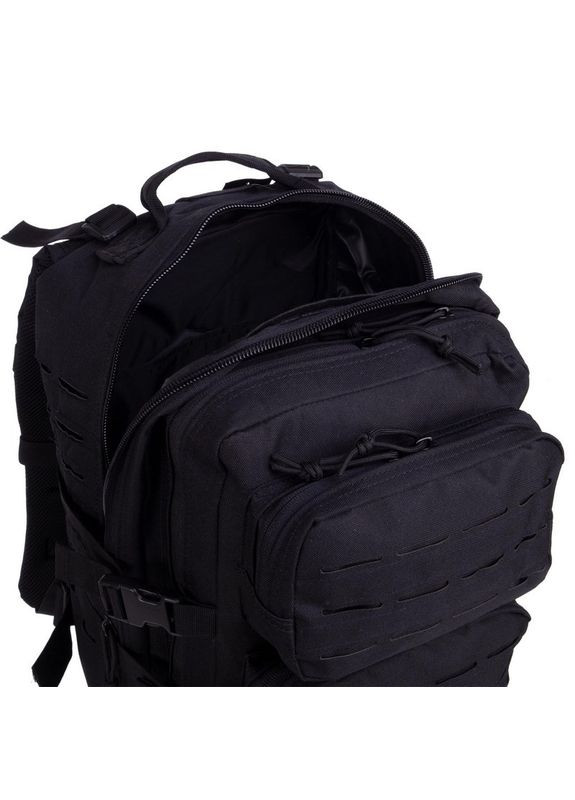 Рюкзак тактический штурмовой SILVER Черный (PL, нейлон, р-р 43х25х14см, 16л, Черный) (LK2021_Черный) SILVER KNIGHT (361434161)