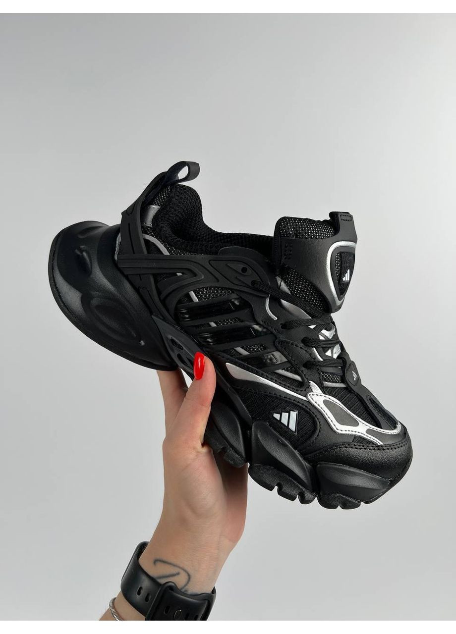 Чорні Осінні кросівки чоловічі adidas vento xlg deluxe black адідас венто xlg делюкс No Brand
