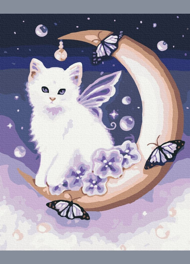 Кот и луна Brushme (317260483)