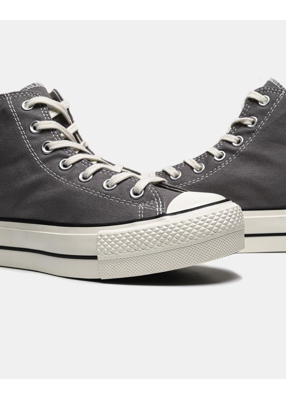 КЕДЫ ЖЕНСКИЕ CONVERSE CHUCK 70 HIGH VINTAGE CANVAS - ORIGIN STORY GREY КОНВЕРС No Brand серые демисезоны (367168453)